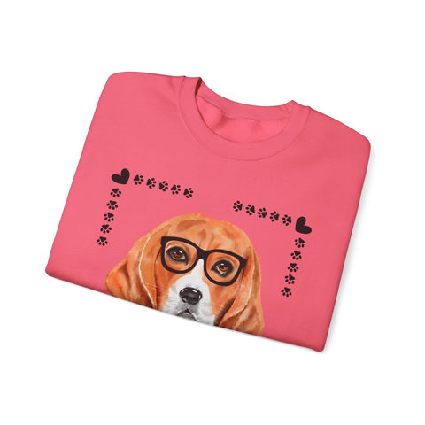 Geeky Good Beagle Unisex Crewneck Sweatshirt