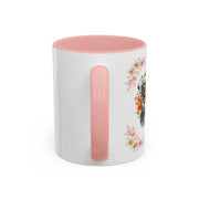 Geeky Goddess Gray Cat Accent Coffee Mug