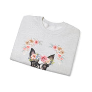 Geeky Goddess French Bulldog Unisex Crewneck Sweatshirt