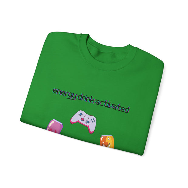 'Energy Drink Activated' Unisex Crewneck Sweatshirt