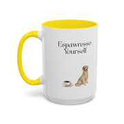 'Espawresso Yourself' Golden Retriever Accent Coffee Mug