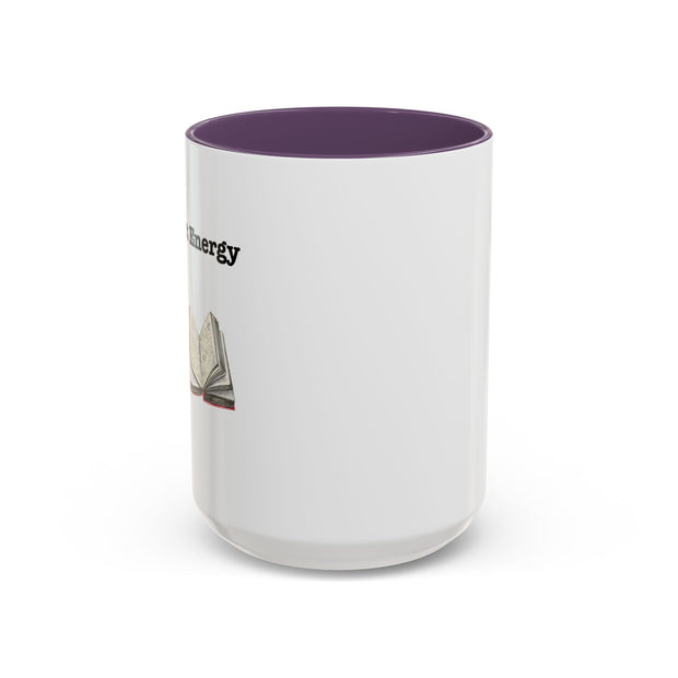 'Plot Twist Energy' Accent Coffee Mug