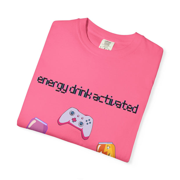 'Energy Drink Activated' Gamer Unisex T-Shirt