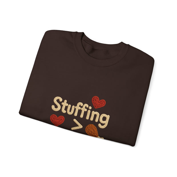 Stuffing Over Feelings Crewneck Sweatshirt | Funny Funny Thanksgiving Sweatshirt | Unisex Cozy Apparel | Holiday Gift for Foodies, [...]