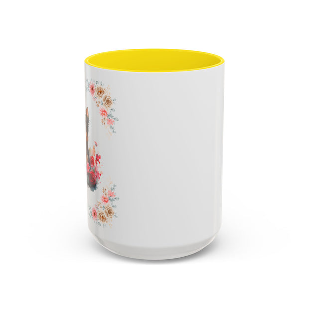 Geeky Goddess Yorkie Accent Coffee Mug