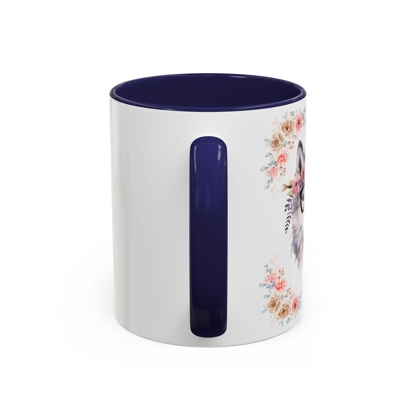 Geeky Goddess Wolf Accent Coffee Mug