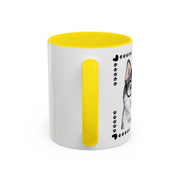 Geeky Good Siberian Husky Accent Coffee Mug