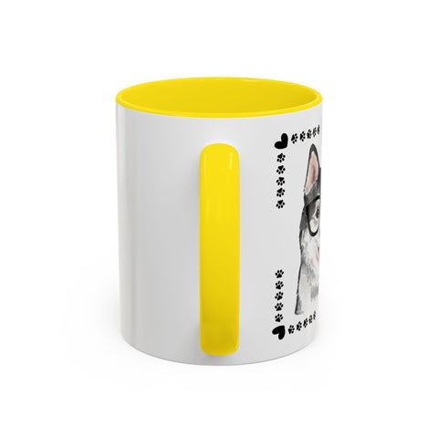 Geeky Good Siberian Husky Accent Coffee Mug