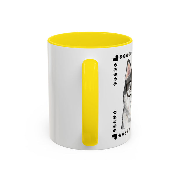 Geeky Good Siberian Husky Accent Coffee Mug