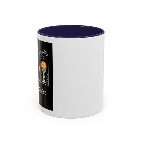 Spooky Season Yorkie Accent Coffee Mug