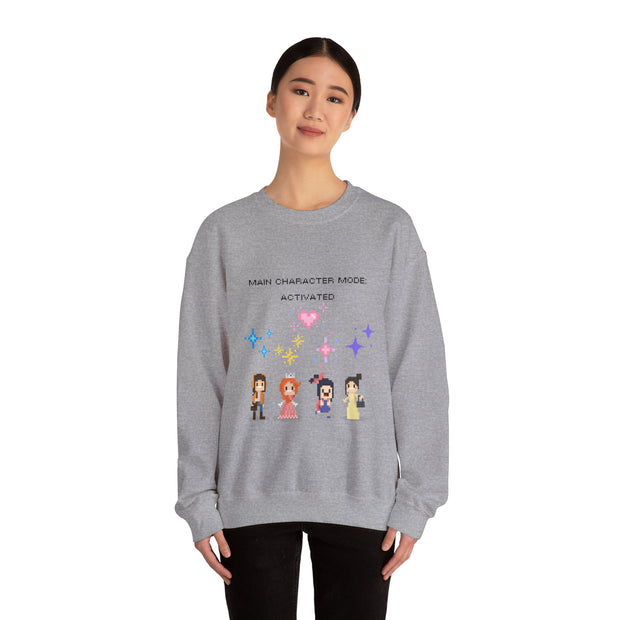 'Main Character Mode Activated' Unisex Crewneck Sweatshirt