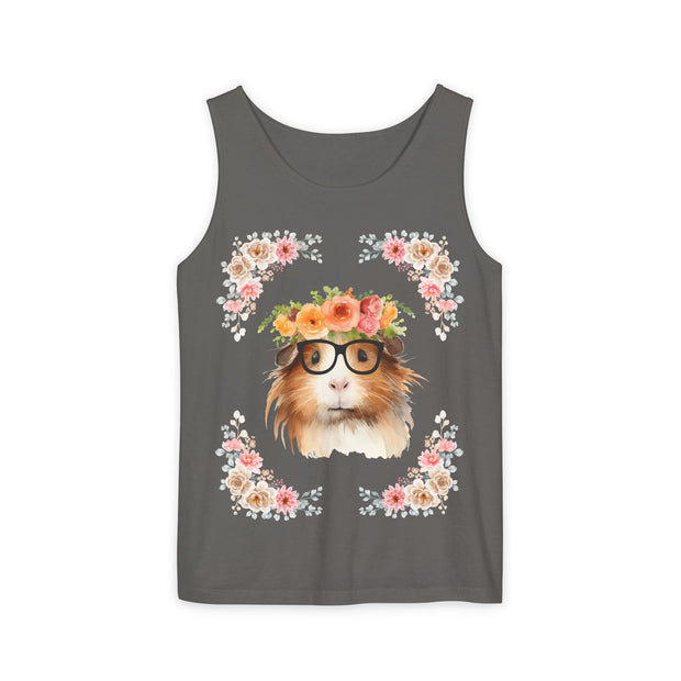 Geeky Goddess Guinea Pig Unisex Tank Top