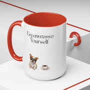 'Espawresso Yourself' French Bulldog Accent Coffee Mug
