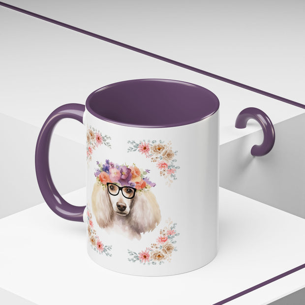 Geeky Goddess French Poodle Accent Coffee Mug