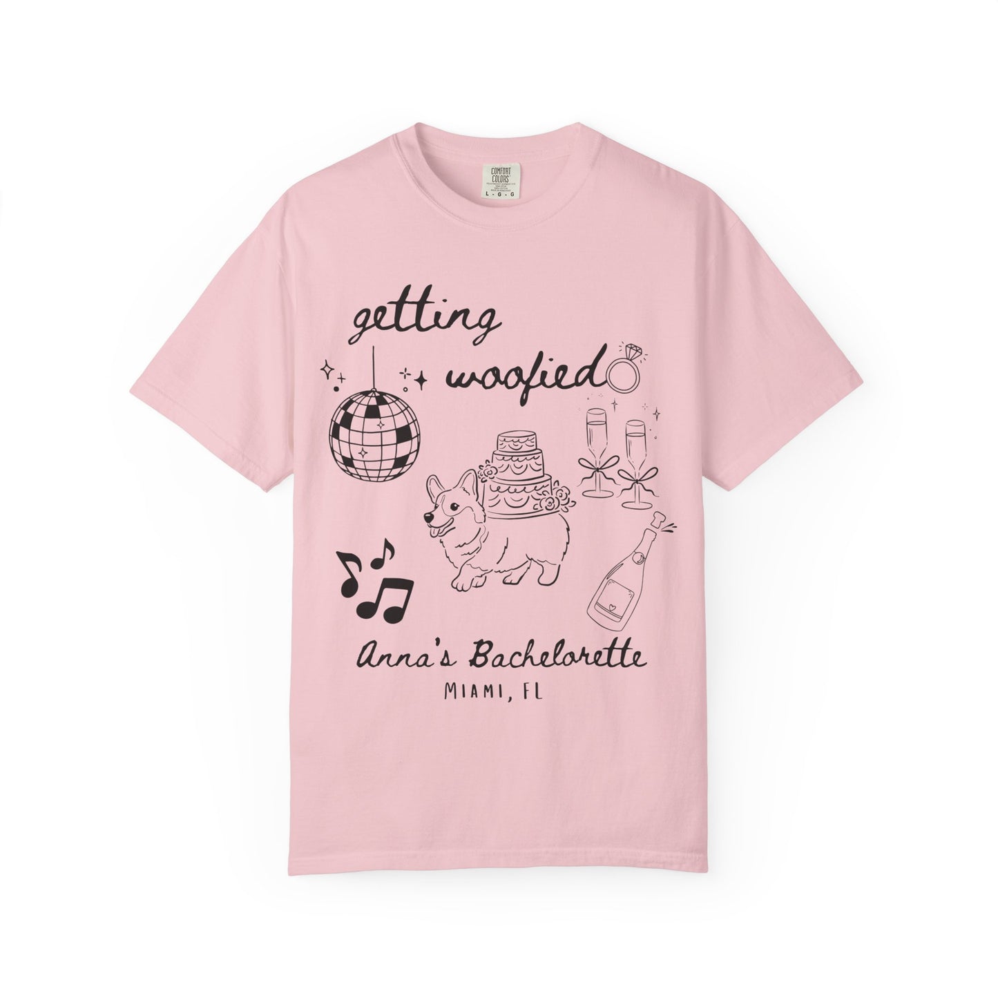 Getting Woofied Bachelorette Shirt Dog Bachelorette Shirt Dog Themed Bach Party Shirts Dog Lovers Wedding Shirts Dog Bridal Party Tees