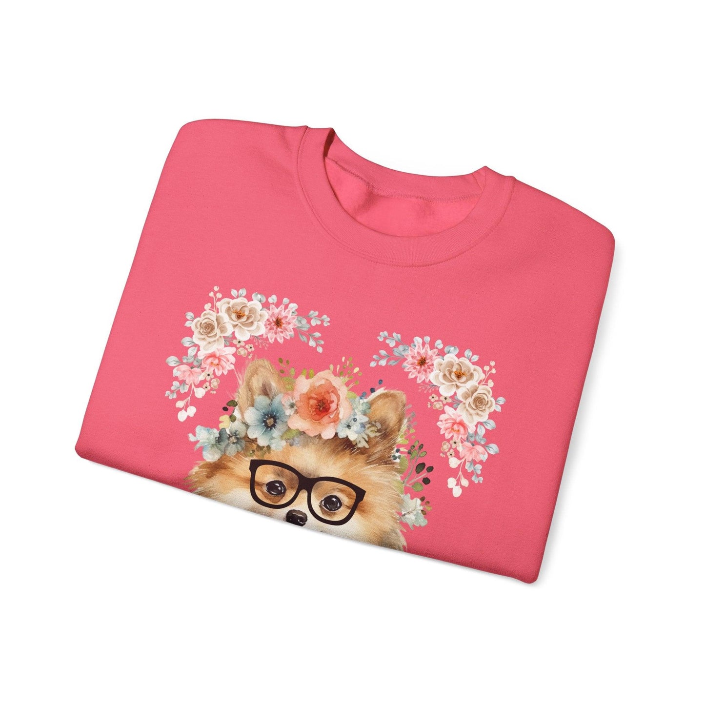 Geeky Goddess Pomeranian Unisex Crewneck Sweatshirt