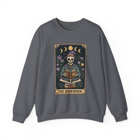 Bookworm Skeleton Crewneck Sweatshirt