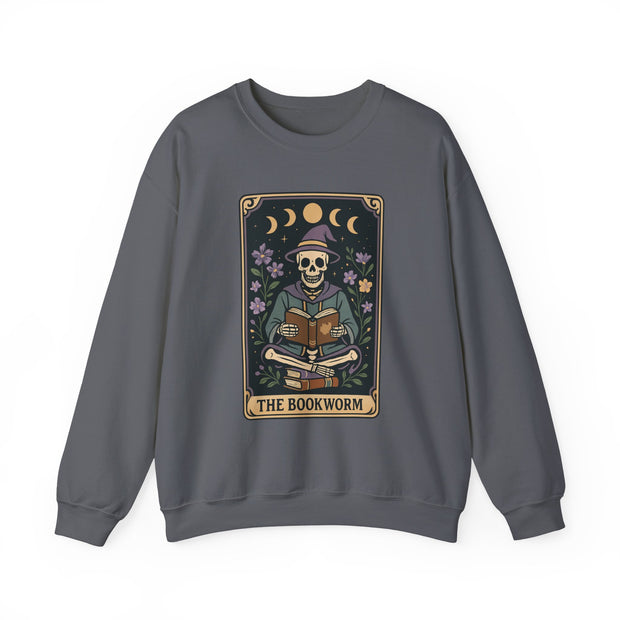 Bookworm Skeleton Crewneck Sweatshirt