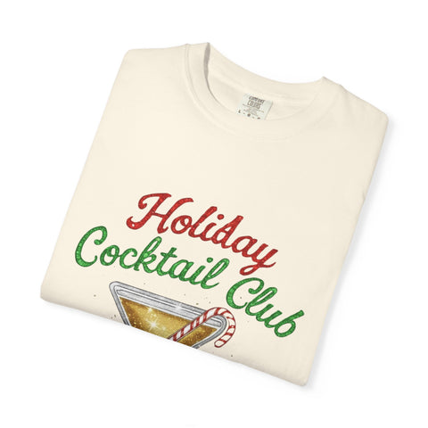 Holiday Cocktail Club T-Shirt | Let's Get Jolly Christmas Tee