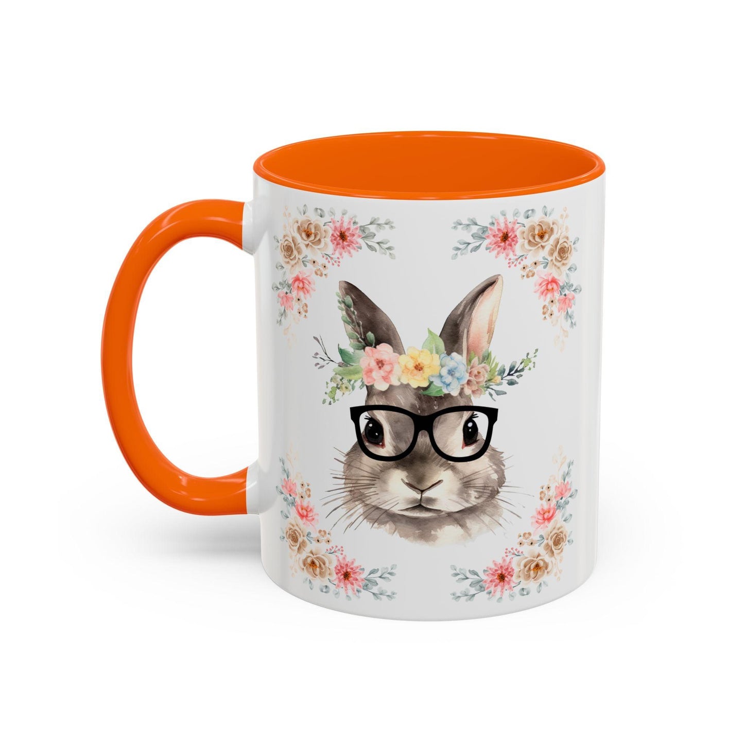 Geeky Goddess Bunny Accent Coffee Mug