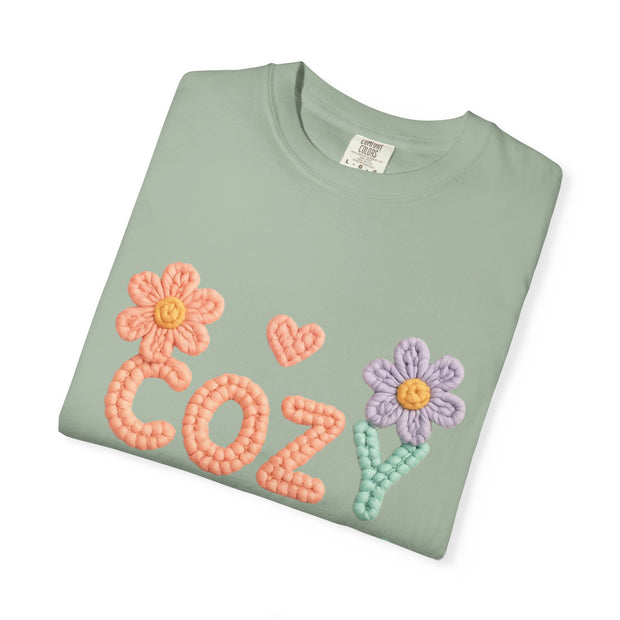 Cozy Vibes T-shirt - Unisex Garment-Dyed
