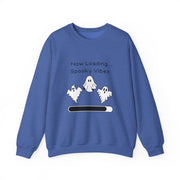 'Now Loading..Spooky Vibes' Unisex Crewneck Sweatshirt