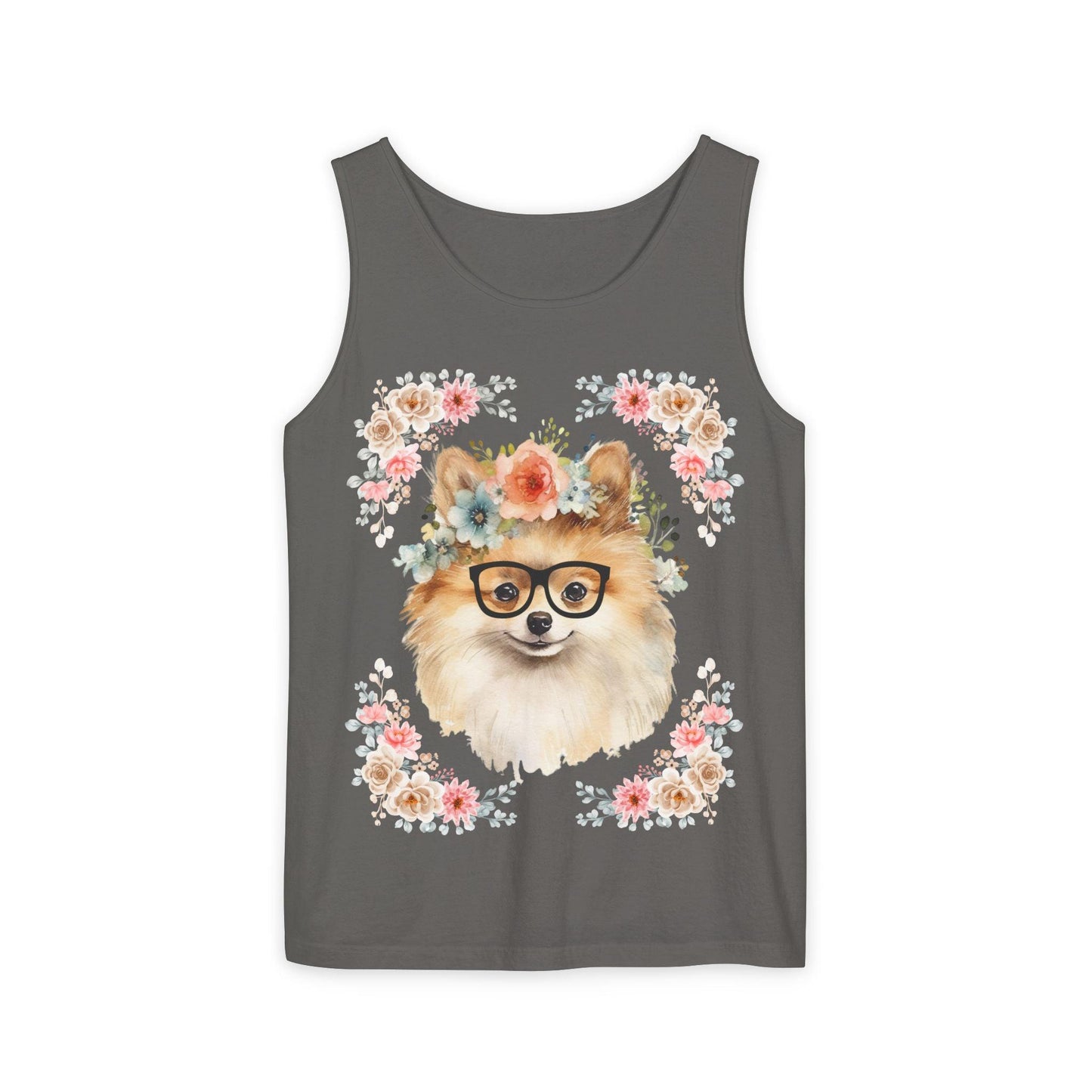 Geeky Goddess Pomeranian Unisex Tank Top