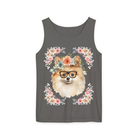 Geeky Goddess Pomeranian Unisex Tank Top