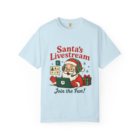 'Santa Livestream: Join the Fun! ' T-Shirt