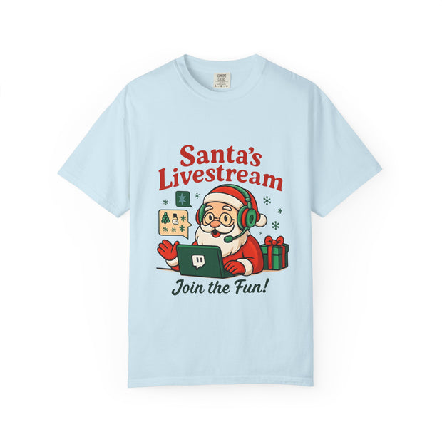 'Santa Livestream: Join the Fun! ' T-Shirt
