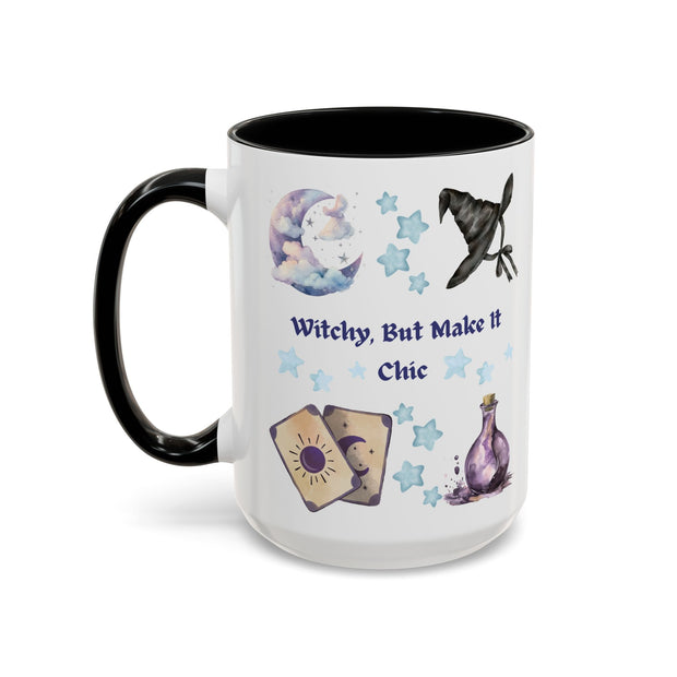 'Witchy, But Make It Cute' Accent Coffee Mug