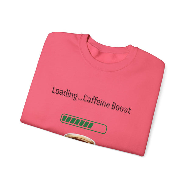 'Loading...Caffeine Boost' Unisex Crewneck Sweatshirt