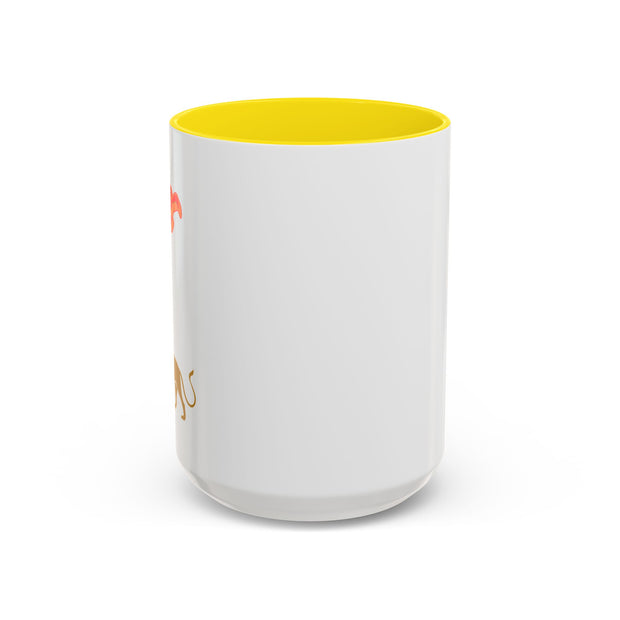 'Leo' Zodiac Accent Coffee Mug