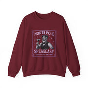 North Pole Speakeasy Crewneck Sweatshirt | Cozy Holiday Gift | Winter Wear | Christmas Sweatshirt | Unisex Comfy Apparel
