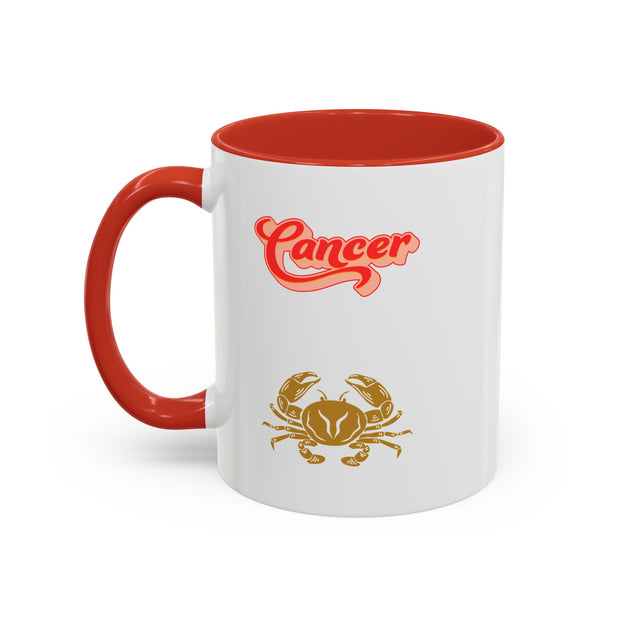 'Cancer' Zodiac Accent Coffee Mug