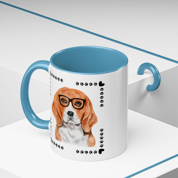 Geeky Good Beagle Accent Coffee Mug