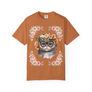 Geeky Goddess Gray Cat Unisex T-Shirt