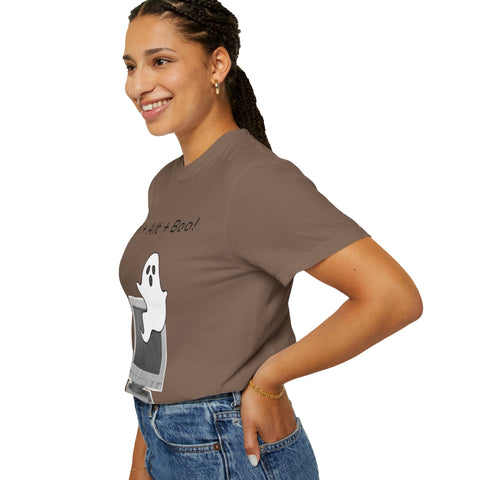 'Ctrl + Alt + Boo!' Unisex T-shirt