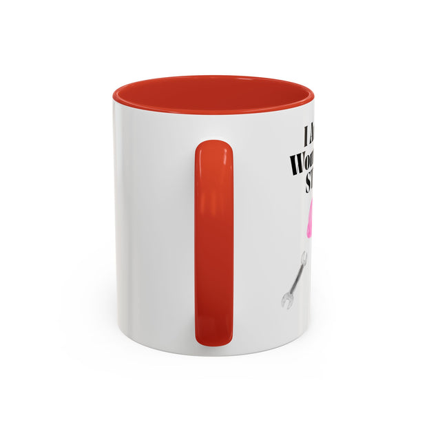 'I Am A Woman In STEM' Engineer Accent Coffee Mug