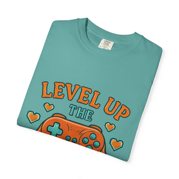 Gamer T-shirt - Level Up the Leftovers | Unisex Gaming Tee, Casual Wear, Game Night Shirt, Gift for Gamers, Funny Apparel