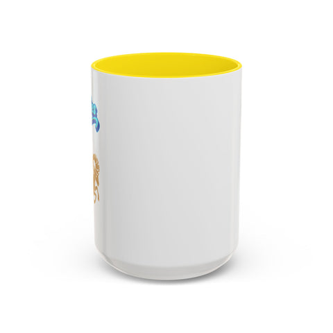 'Aries' Zodiac Accent Coffee Mug