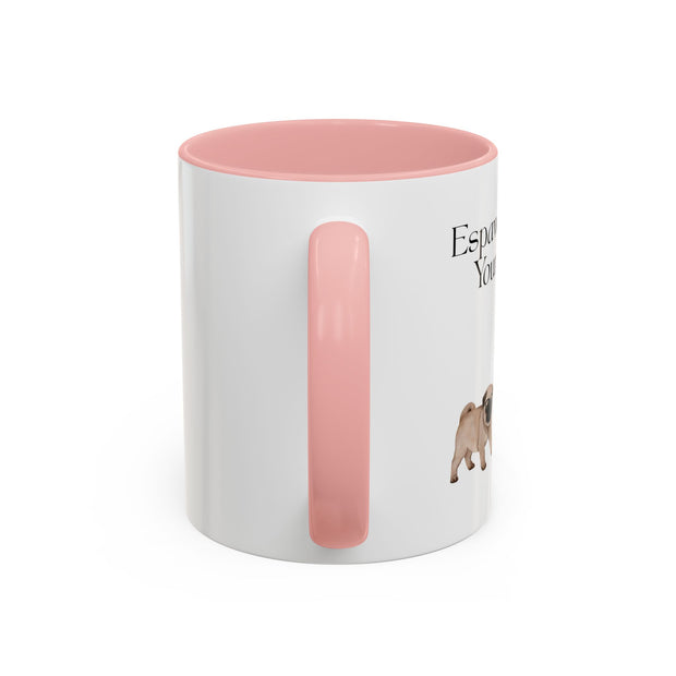 'Espawresso Yourself' Pug Accent Coffee Mug