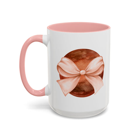 Mars Wrapped In A Bow Accent Coffee Mug
