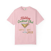 Holiday Cocktail Club T-Shirt | Let's Get Jolly Christmas Tee