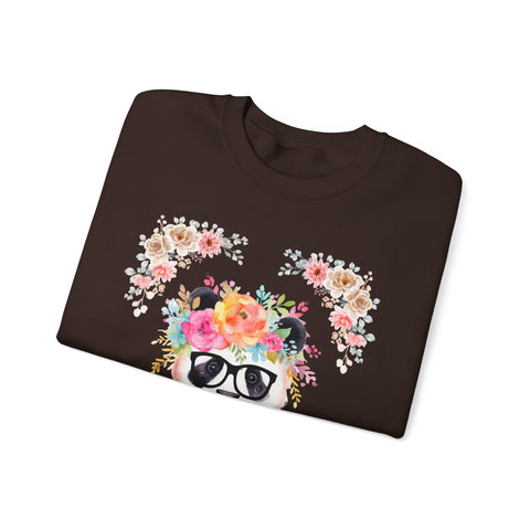 Geeky Goddess Panda Unisex Crewneck Sweatshirt