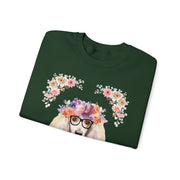 Geeky Goddess French Poodle Unisex Crewneck Sweatshirt