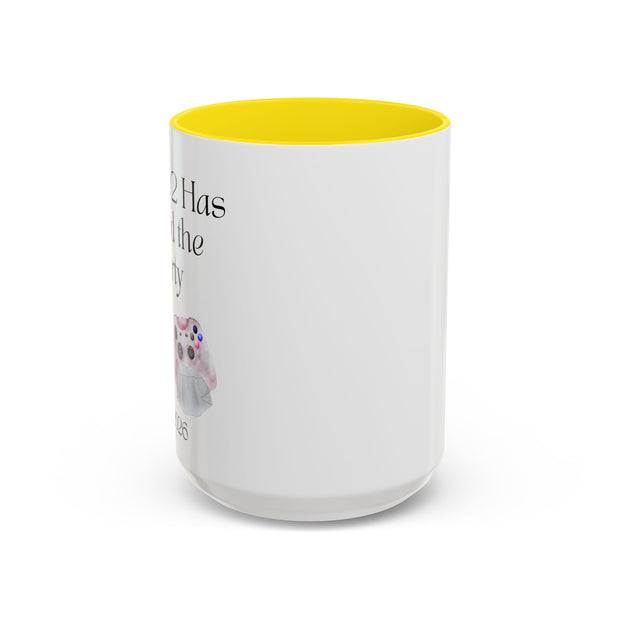 'Player 2 Has Joined The Party' 'Est. 2026' Accent Coffee Mug
