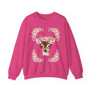 Geeky Goddess Deer Unisex Crewneck Sweatshirt
