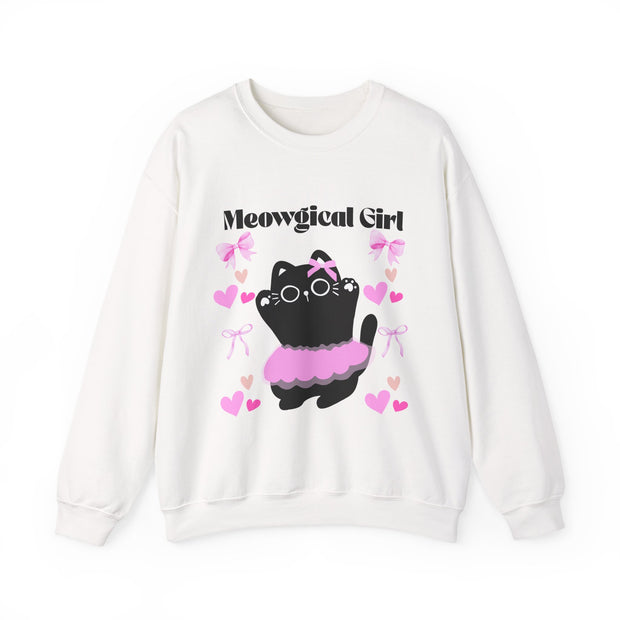 'Meowgical Girl' Unisex Crewneck Sweatshirt