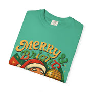 'Merry & Bright' Santa Unisex T-Shirt